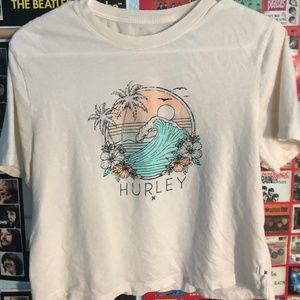 Hurley cropped t shirt